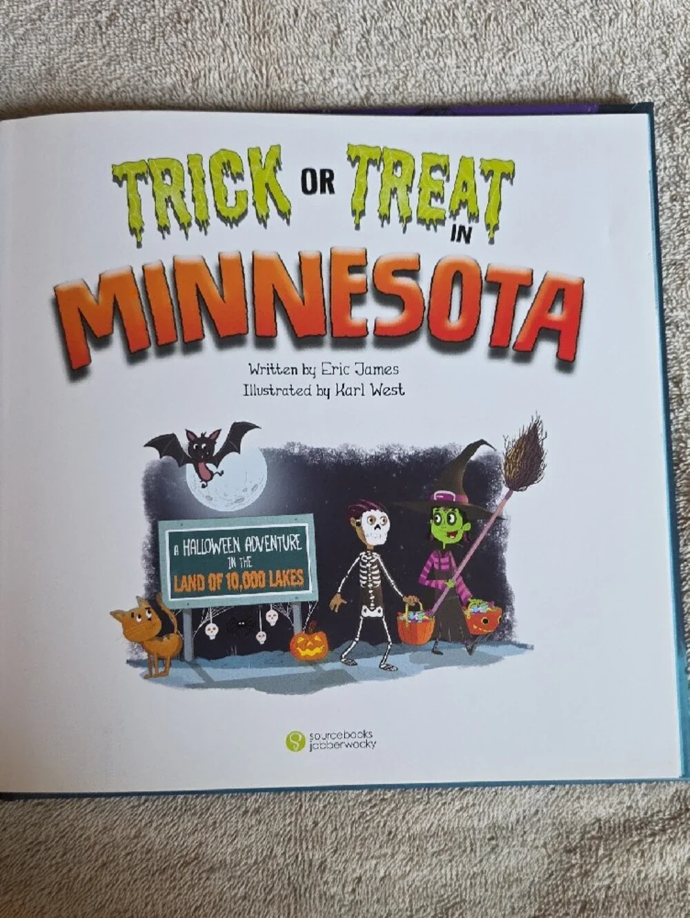 Trick or Treat in Minnesota - Halloween Kids Book.
